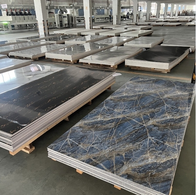 Easy Wall Board Install Fireproof Marble SPC Wall Panel with 25 Years Lifetime