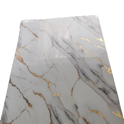 Interior Stonelook Matt Marble Look Surface Wall Panel for Damp-Proof Eco Hotel Corridors