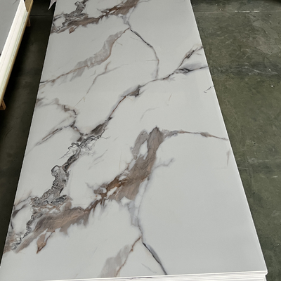 1200*600mm or Customized Spc Marble Waterproof UV Board PVC Wall Panel CE Certificate