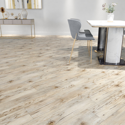 Handscaped RVP Unilin Valinge Maple Wood Veneer SPC Click Floor Plank Gorgeous Waterproof