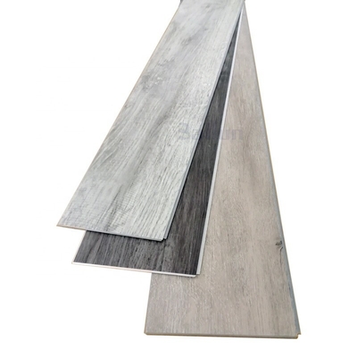 Waterproof PVC Piso Vinyl Plank Flooring with Wood Grain Design and Customized Design