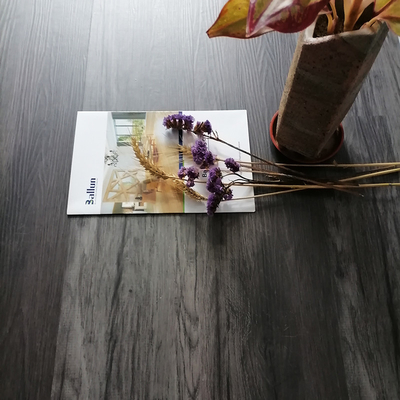 Modern Apartment Flooring Upgrade Brown SPC Floors with Wood Texture Design Style