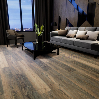 Waterproof SPC Piso LVT Wood Texture Vinyl Plank Tiles with ISO9001/CE Certificate