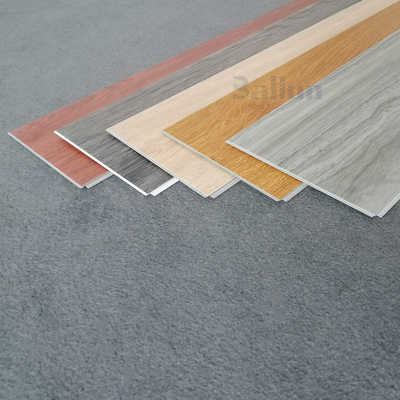 Waterproof SPC Piso LVT Wood Texture Vinyl Plank Tiles with ISO9001/CE Certificate