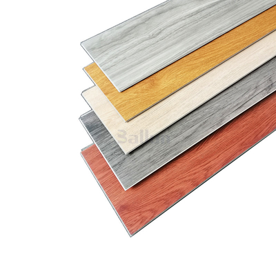 SPC PVC 5mm Plank Flooring with Wood Plank Appearance and ISO9001/CE Certification