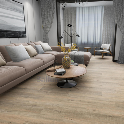 SPC PVC 5mm Plank Flooring with Wood Plank Appearance and ISO9001/CE Certification
