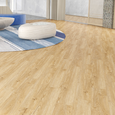 SPC Click Flooring 4mm 5mm Free Sample 7''x48'' B1 Fireproof Wood Veneer Luxury Plank