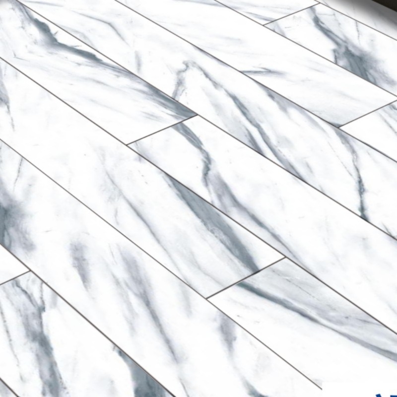 Waterproof Wood Grain Interlocking Tiles 100% Environmentally Friendly Vinyl SPC Flooring