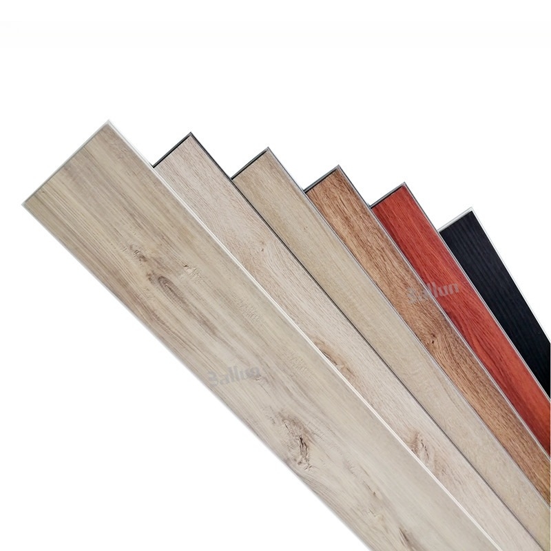 Affordable PVC Slat Flooring in Laminate Wooden Colors for Luxury Home Decoration
