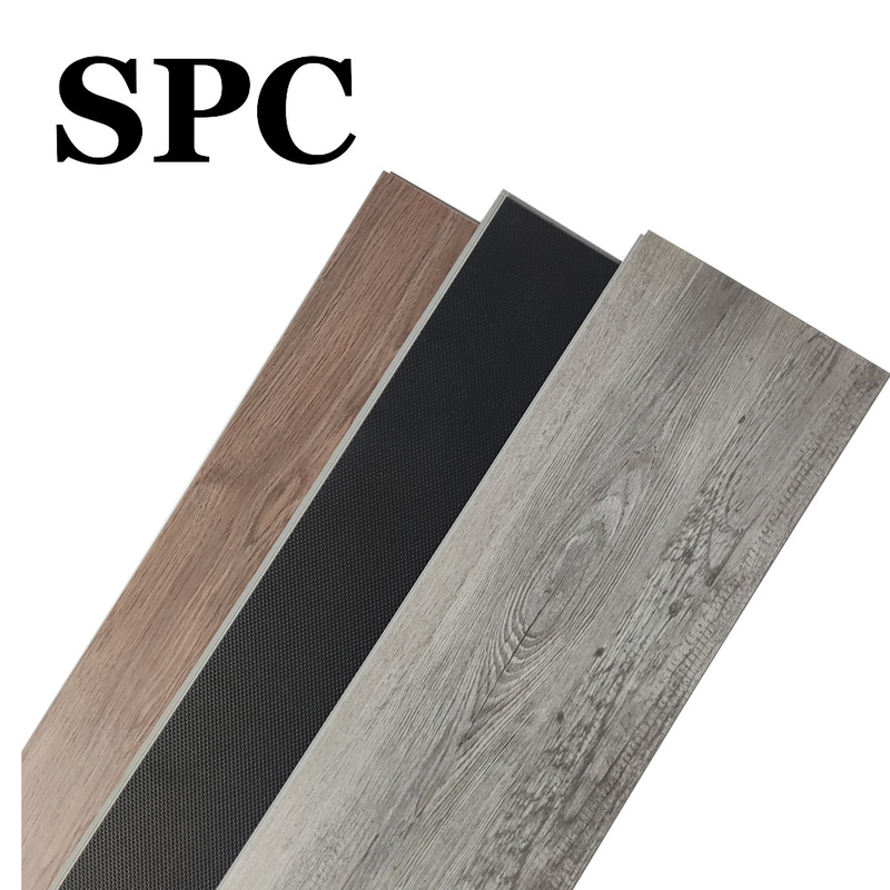 Hotel Handscaped SPC Flooring with Nature Oak Hardwood Design and Unilin Click System