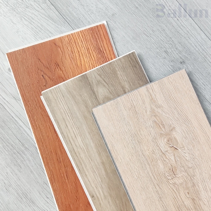 Modern Design Hotel Vinyl Flooring with Wood Design and UV Coating 4mm 4.5mm SPC Tile