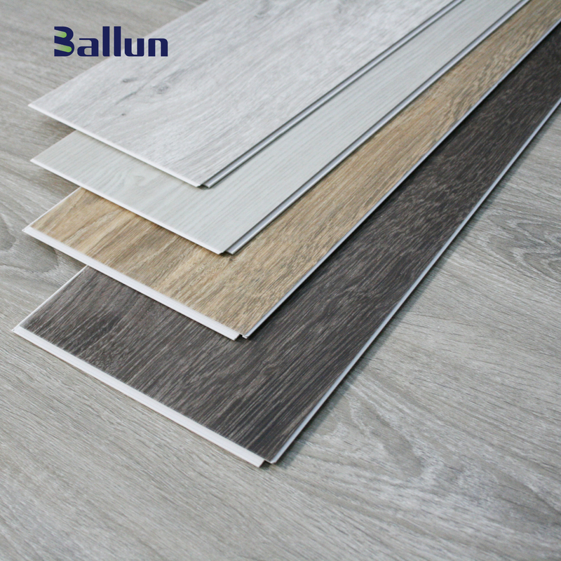 Laminated Flooring Wood Embossed Luxury Vinyl Tiles with Wear Resistant 0.55mm